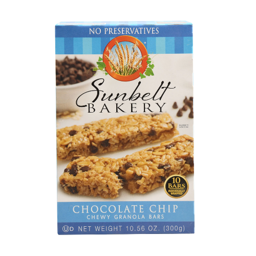 Sunbelt Bakery Chocolate Chip Granola Bars 10.56oz