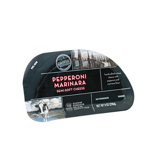 Emporium Selection Pepperoni Marinara semi-soft Cheese 8oz