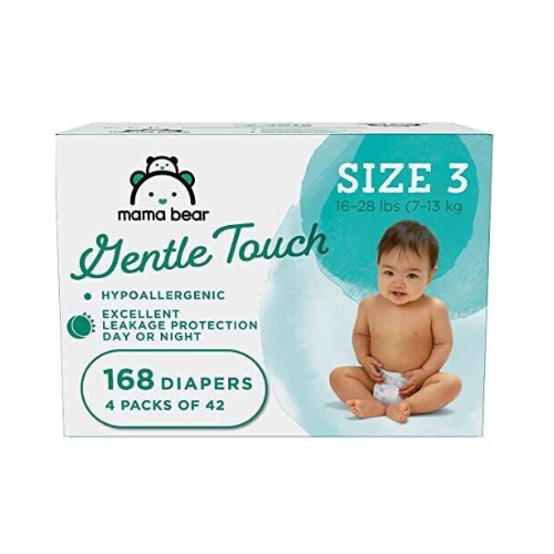 Mama Bear Gentle Touch Diapers Size 3 168ct