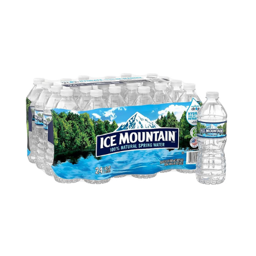 Ice Mountain Spring Bottles Water 16.9 floz 24pk  78 cases