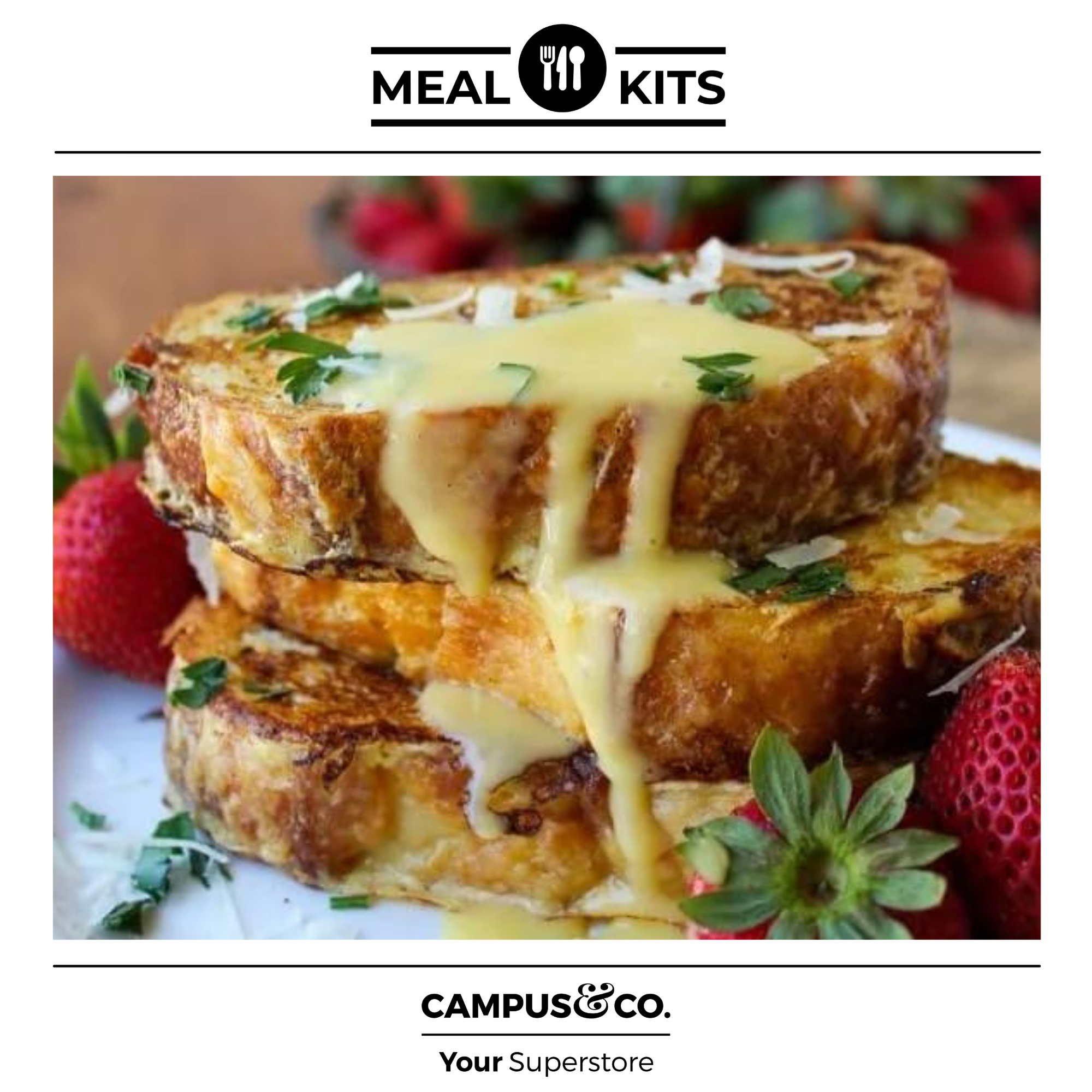 Savory French Toast Breakfast Meal Kit 4-6 Servings