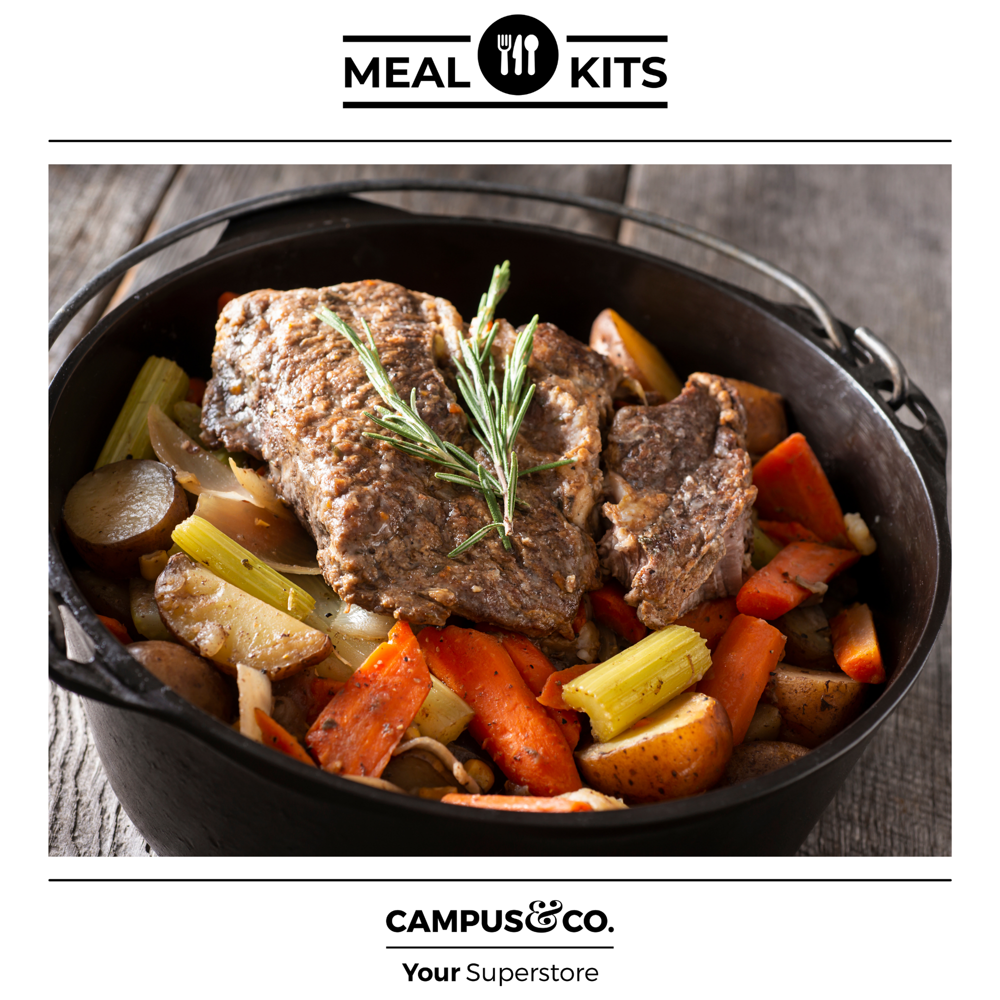 Texas Roadhouse Pot Roast Meal Kit 6 Servings