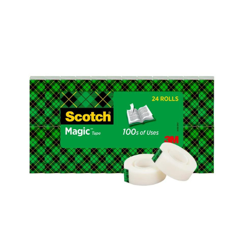 Scotch 3/4" Magic Tape Rolls  24ct