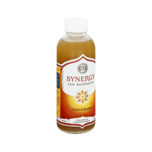 GT's Synergy Gingerade Raw Kombucha 16oz