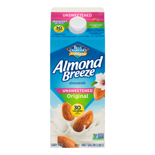 Blue Diamond Almond Breeze Unsweetened Original Almond Milk 64 fl oz