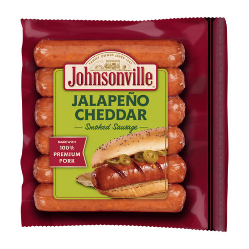 Johnsonville Jalapeno Cheddar Smoked Sausage 6 ct 14 oz