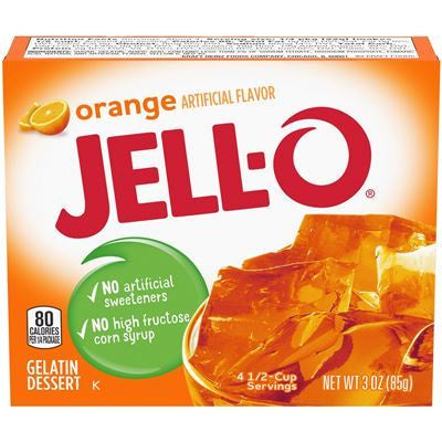 Jell-O Orange Gelatin 3oz