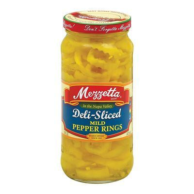 Mezzetta Deli-sliced Mild Banana Pepper Rings 16oz