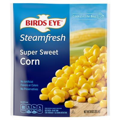 Birds Eye Frozen Steamfresh Super Sweet Corn 10oz