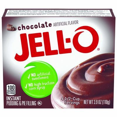 Jell-O Chocolate Instant Pudding Mix 3.9oz