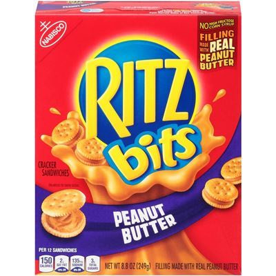 Nabisco Ritz Bits Peanut Butter 8.8oz