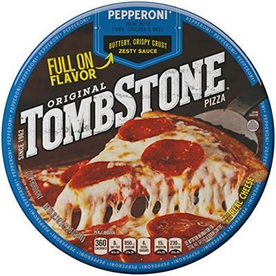 Tombstone Original Pepperoni Frozen Pizza Full On Flavor 19.3oz