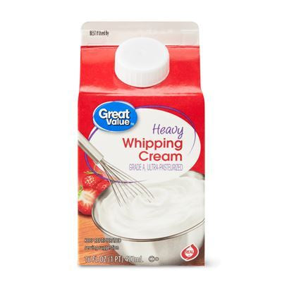 Great Value Heavy Whipping Cream 16oz